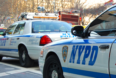 À New York la police est sur les dents (photo Dahmane Soudani)